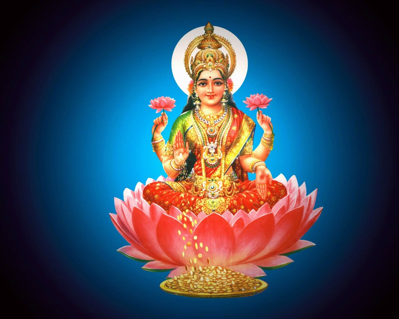 Goddess Maa Lakshmi Devi HD wallpapers Images Pictures ...